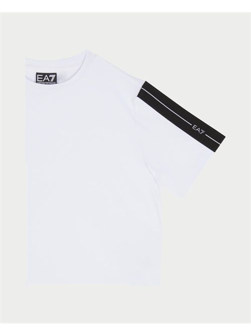 EA7 Girls' T-shirt with Logo Band EMPORIO ARMANI EA7 | 7G000142-AF14880U0002